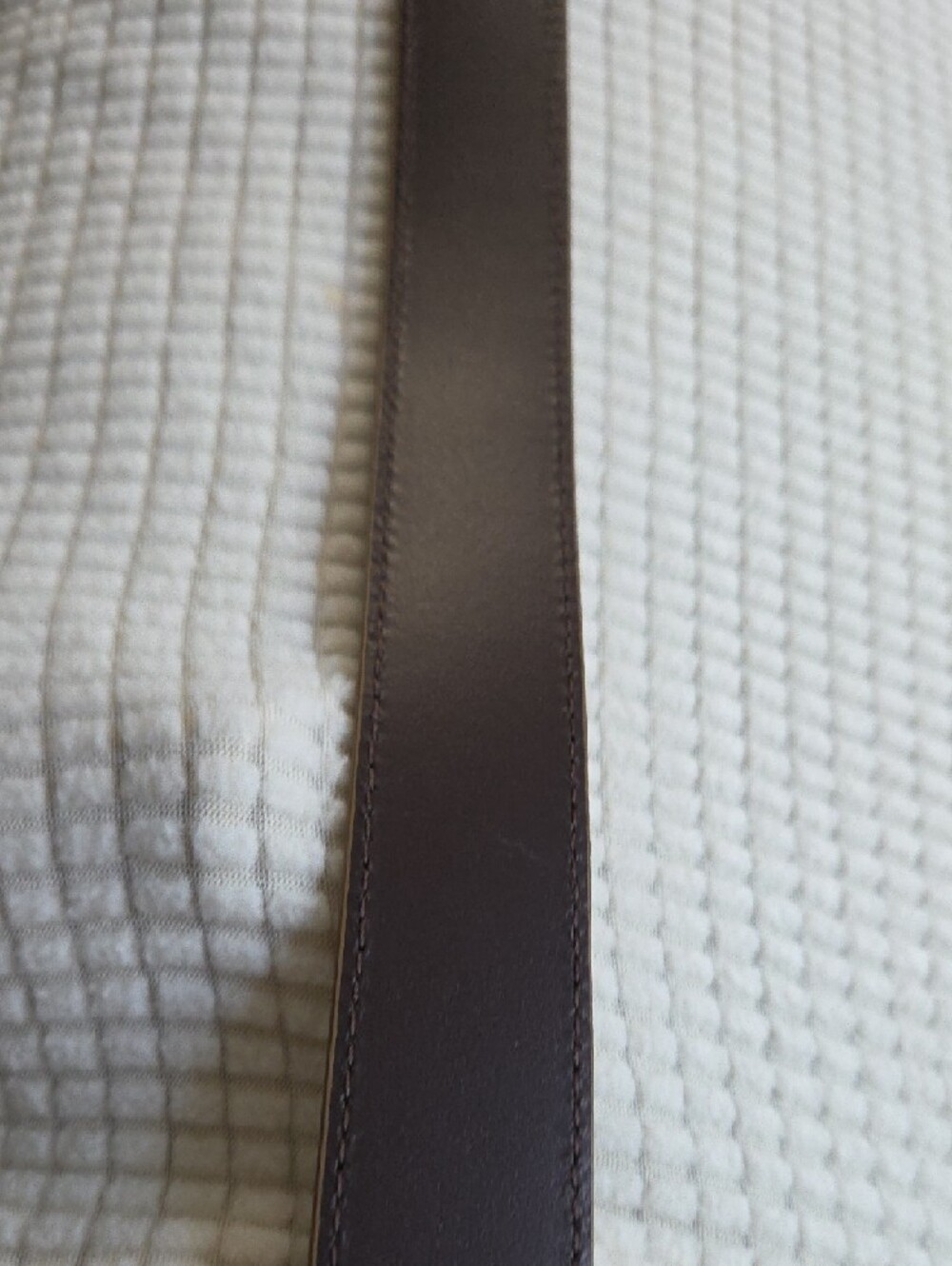 Sezane Thelma Brown Suede Belt with Twisted Gold Buckle EUC - Picture 7 of 10
